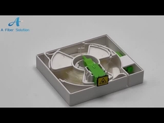 1 contenitore terminale a fibra ottica di ABS FTTH del centro invisibile per la presa a muro