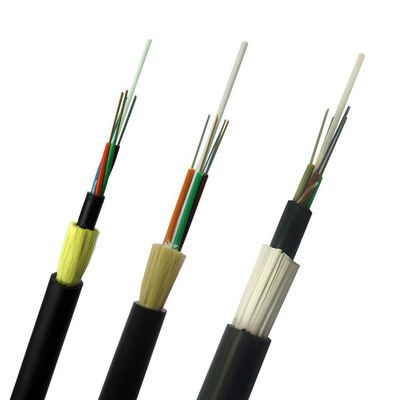 qualità  Aerial 48 Core Fiber Optic Cable , ADSS Optical Cable Outdoor Aramid Strength fabbrica