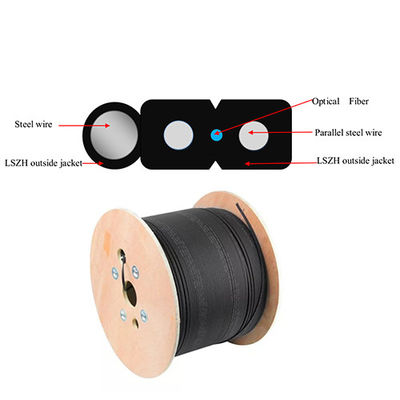 Tipo all'aperto su misura colore nero del cavo flessibile G657A1 G657A2 di FTTH