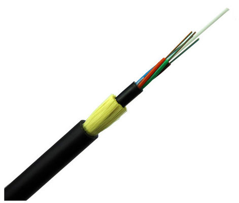 Cavo a fibre ottiche del filato di Aramid con il centro aereo di Adss 24 del rivestimento del doppio del cavo di alta tensione