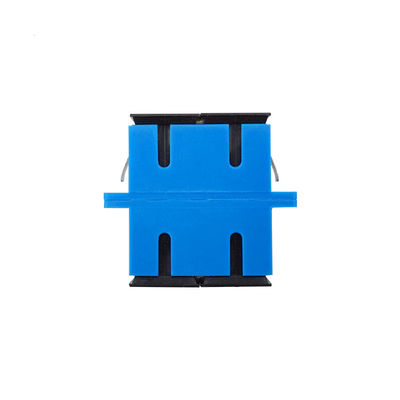 Materiale blu del PC di colore dell'adattatore dello Sc UPC del duplex a fibra ottica di singolo modo