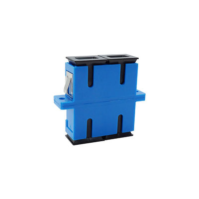 Materiale blu del PC di colore dell'adattatore dello Sc UPC del duplex a fibra ottica di singolo modo