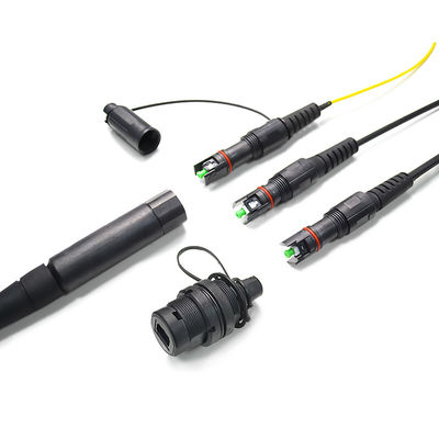 La soluzione all'aperto dell'interno Hoptic IP67 di FTTH impermeabilizza con il connettore di Corning Optitap