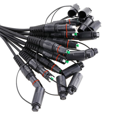 Cavo di toppa impermeabile su misura di FTTH per lo Sc APC di OptiTap Corning