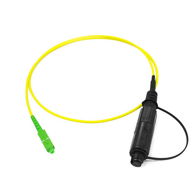 Cavo di toppa impermeabile su misura di FTTH per lo Sc APC di OptiTap Corning