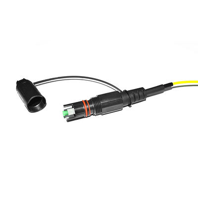Cavo di toppa impermeabile su misura di FTTH per lo Sc APC di OptiTap Corning