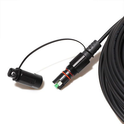 La soluzione impermeabile di FTTH, cavo di toppa di FTTA con Sc ha indurito il connettore di OptiTap