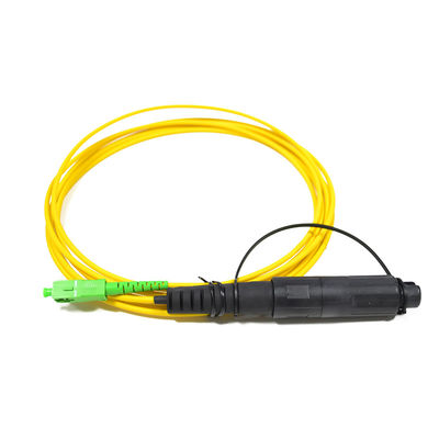 La soluzione impermeabile di FTTH, cavo di toppa di FTTA con Sc ha indurito il connettore di OptiTap