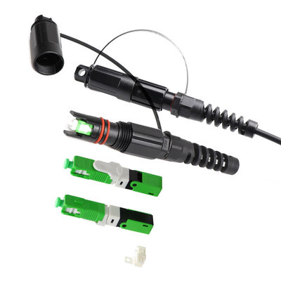 Soluzione impermeabile dello Sc APC FTTH di rinforzo con il connettore di Optitap H