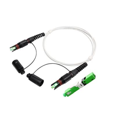 Soluzione impermeabile dello Sc APC FTTH di rinforzo con il connettore di Optitap H
