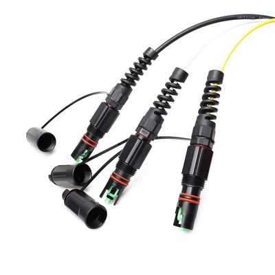 Soluzione impermeabile dello Sc APC FTTH di rinforzo con il connettore di Optitap H