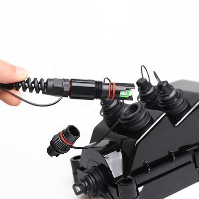 Soluzione impermeabile dello Sc APC FTTH di rinforzo con il connettore di Optitap H