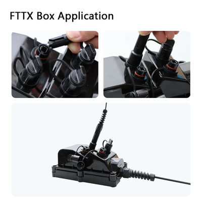 Impermeabile su misura dello Sc Mini Optical Connector IP68 di rinforzo