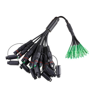 Cavo flessibile impermeabile di IP68 Ftth compatibile con il connettore del optitap