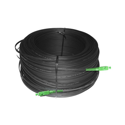 Cavo flessibile ottico bianco di colore FTTH con il ODM dell'OEM del connettore dello Sc FC