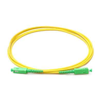 Sc APC del cavo di toppa del cavo a fibre ottiche di MP DX a LC UPC con le clip RoHS compiacente