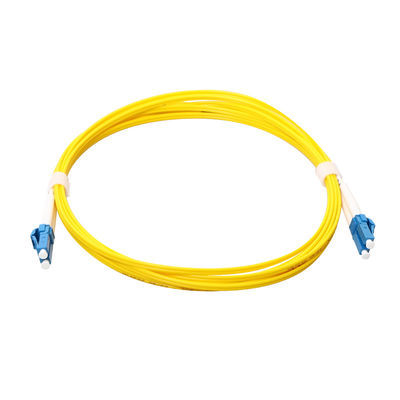 Cavo di toppa semplice monomodale del cavo a fibre ottiche di FTTH 2.0mm 3.0mm LC UPC