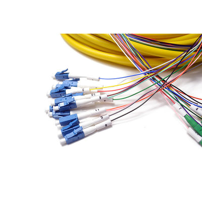 Lo Sc LC pre ha terminato il tipo del singolo modo 9/125 dell'Assemblea di cavo a fibre ottiche