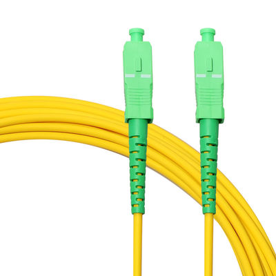 Lo Sc a fibra ottica elettrico APC dei cavi di toppa a Sc IL UPC 3 misura