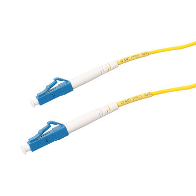 colore giallo all'aperto del cavo di toppa della fibra di 3m LC LC per l'UOMO di lan di CATV