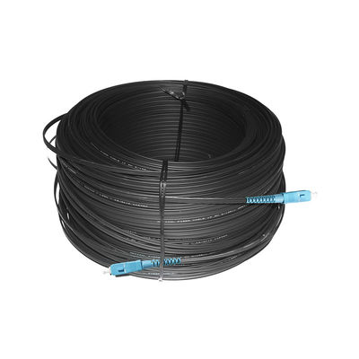 Cavo di toppa del cavo a fibre ottiche dello Sc APC dello Sc UPC, cavo flessibile all'aperto G657A del saltatore FTTH