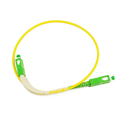 cavo della toppa della fibra dello Sc LC di 2.0mm 3.0mm con 90 gradi Flex Angled Boot