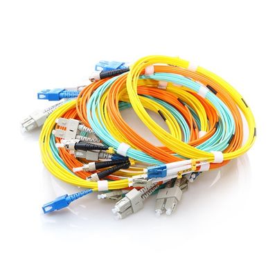 Sc APC - duplex semplice di singolo modo G657A 9/125 del cavo di toppa del cavo a fibre ottiche dello Sc APC