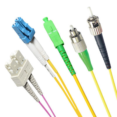 Assemblea di cavo a fibre ottiche di G652D, cavo di toppa a fibra ottica di MP UPC APC per la rete di CATV