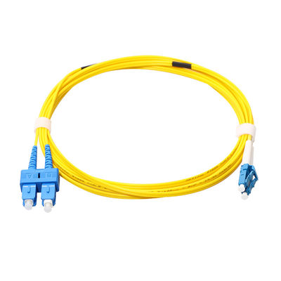 Assemblea di cavo a fibre ottiche di G652D, cavo di toppa a fibra ottica di MP UPC APC per la rete di CATV