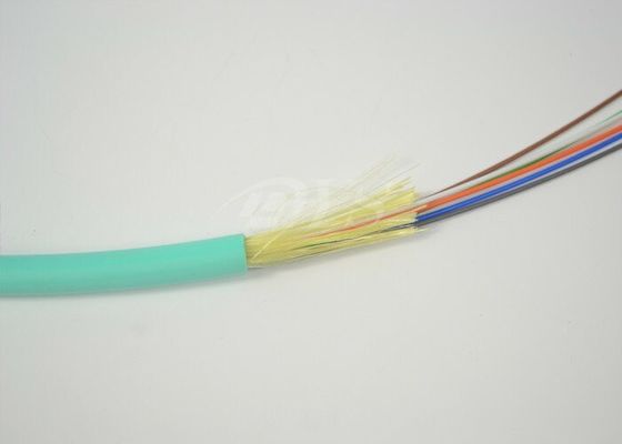 Un cavo a fibre ottiche dell'interno OM3/cavo dei 12 centri di FTTH di distribuzione di fibra ottica