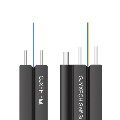 GJXH GJXCH 1,2,4,6,8,12 svuota cavo flessibile dell'interno di FTTH/all'aperto piano del cavo a fibre ottiche