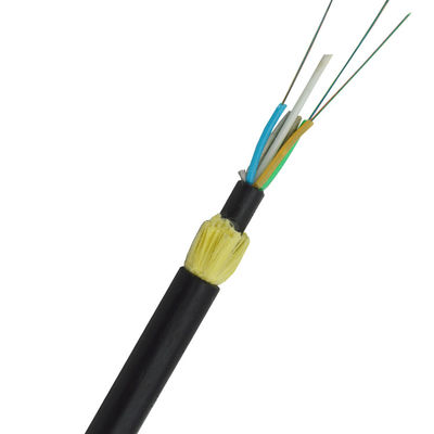 Cavi a fibre ottiche 2 di Adss 4 8 24 48 96 cavi a fibre ottiche scuri aerei ADSS di singolo modo della fibra G652D del centro 12 all'aperto