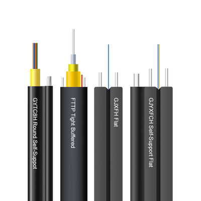 GJXFH 1 2 4 cavo flessibile a fibra ottica dell'interno del cavo flessibile G652d G657A1 G657A2 MP del ftth del centro