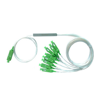 Mini separatore a fibra ottica passivo dello SpA 1x8 per l'attrezzatura di prova della televisione via cavo