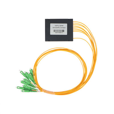 Gli ABS 1×8 inscatolano il separatore dello SpA con il tipo della fibra di modo G657A1 del connettore 8