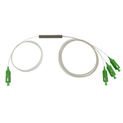 Separatore a fibra ottica di G657A1 FTTH 1x2, mini Sc APC 0.9mm del separatore dello SpA
