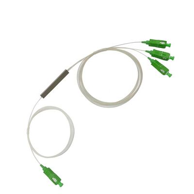 Separatore a fibra ottica di G657A1 FTTH 1x2, mini Sc APC 0.9mm del separatore dello SpA