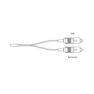 Materiale passivo ottico dell'ABS dello Sc APC 1550nm del filtrante della fibra di PWDM