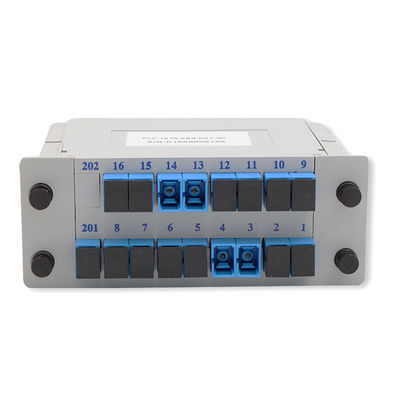 Lunghezza d'onda tipo a cassetta a fibra ottica 1650nm del separatore 1x16 dello SpA dello Sc UPC