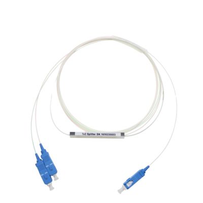 Tipo d'acciaio a fibra ottica della metropolitana del separatore 1x2 dello SpA di FTTH micro con il connettore dello Sc