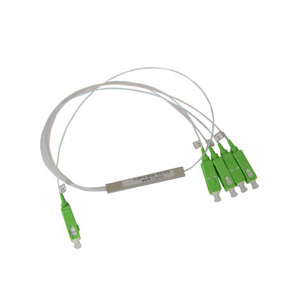 Separatore ottico dello SpA 1x4 della fibra, micro separatore d'acciaio della metropolitana dello Sc APC
