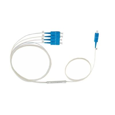 1×4 separatore a fibra ottica dello Sc APC, separatore di modo dello SpA 4 di Mini Type per tv via cavo