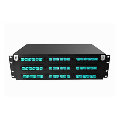 Quadro d'interconnessione ottico della fibra ad alta densità 1U a 19 pollici MPO MTP-LC 24F 10G 40G