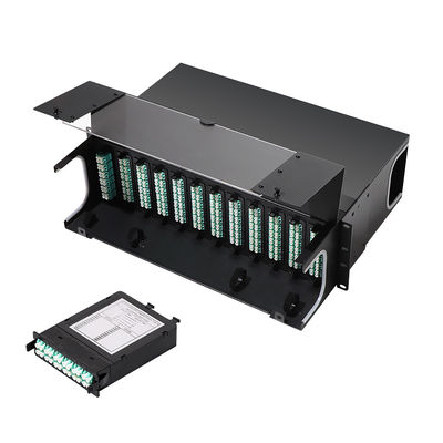 Quadro d'interconnessione a fibra ottica di MPO HD 1U 2U 4U con 72 il porto del porto 48 del porto 64