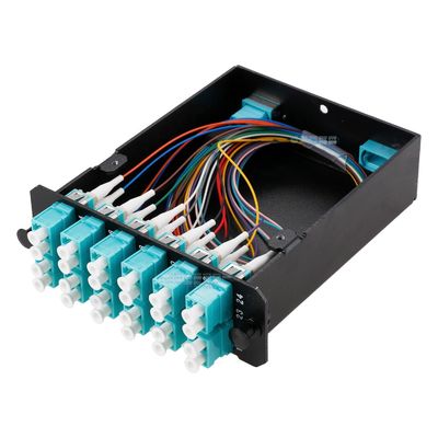 Fibra su misura 1U 19' della fibra 96 del quadro d'interconnessione di MPO 48 supporto di scaffale