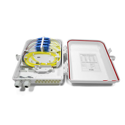 La scatola di distribuzione del centro di FTTH 16, scatola di impionbatura a fibra ottica di plastica IP66 impermeabilizza