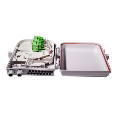 La scatola di distribuzione del centro di FTTH 16, scatola di impionbatura a fibra ottica di plastica IP66 impermeabilizza