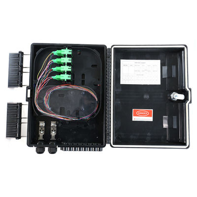 IP65 scatola terminale a fibra ottica, colore del nero del contenitore di cavo flessibile di FTTH