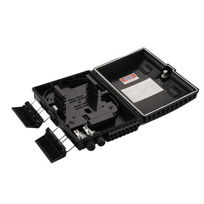 IP65 scatola terminale a fibra ottica, colore del nero del contenitore di cavo flessibile di FTTH