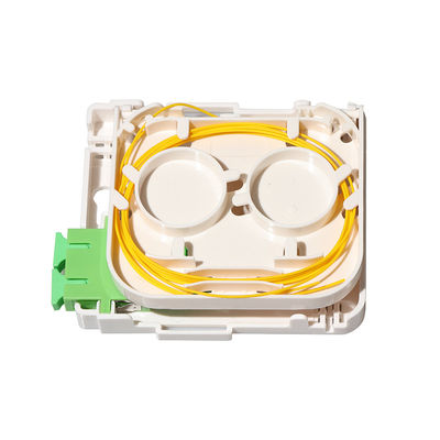 Tipo a fibra ottica dello Sc della scatola terminale del porto di FTTH 1 mini per il pannello della presa a muro